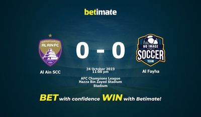 การทำนาย Al Ain SCC กับ Al Fayha อัตราต่อรองและเคล็ดลับการเดิมพัน 24/10/2023