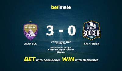 การทำนายของ Al Ain SCC กับ Khor Fakkan, ราคาต่อรอง & เคล็ดลับการเดิมพัน 20/12/2023