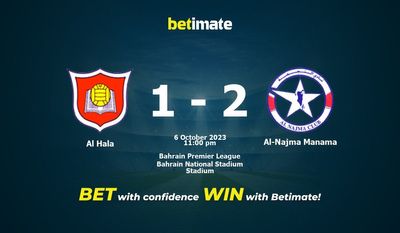 การทำนาย Al Hala vs Al-Najma Manama อัตราต่อรองและเคล็ดลับการเดิมพัน 10/06/2023