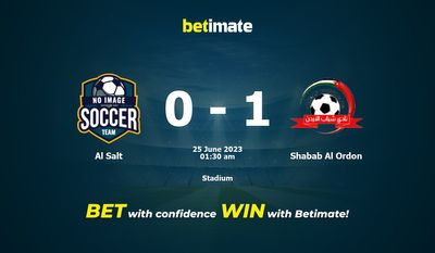 การทำนาย Al Salt vs Shabab Al Ordon เคล็ดลับการเดิมพันและการเดิมพัน 06/24/2023
