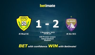 การทำนาย Al Wasl SC กับ Al Ain SCC อัตราต่อรองและเคล็ดลับการเดิมพัน 11/02/2023