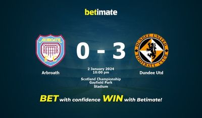 การทำนาย Arbroath vs Dundee Utd อัตราต่อรองและเคล็ดลับการเดิมพัน 01/02/2024