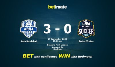 การทำนาย Arda Kardzhali กับ Botev Vratsa อัตราต่อรองและเคล็ดลับการเดิมพัน 15/9/2023
