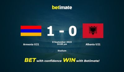 การทำนายอาร์เมเนีย U21 vs แอลเบเนีย U21 อัตราต่อรองและเคล็ดลับการเดิมพัน 09/08/2023