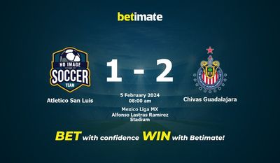 การทำนาย Atletico San Luis กับ Chivas Guadalajara อัตราต่อรองและเคล็ดลับการเดิมพัน 02/05/2024