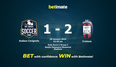การทำนาย Audace Cerignola กับ Crotone อัตราต่อรองและเคล็ดลับการเดิมพัน 27/01/2024