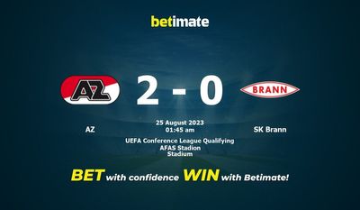 การทำนาย AZ กับ SK Brann อัตราต่อรองและเคล็ดลับการเดิมพัน 24/08/2023