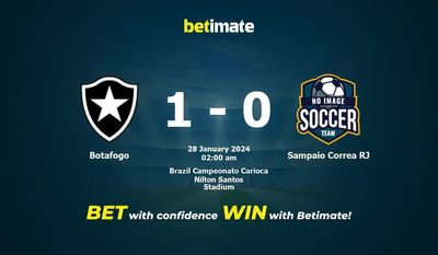 การทำนาย Botafogo กับ Sampaio Correa RJ อัตราต่อรองและเคล็ดลับการเดิมพัน 27/01/2024