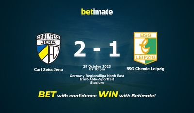 การทำนาย Carl Zeiss Jena กับ BSG Chemie Leipzig อัตราต่อรองและเคล็ดลับการเดิมพัน 29/10/2023