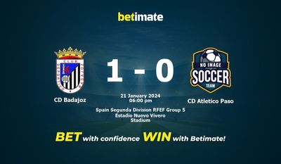 การทำนาย CD Badajoz กับ CD Atletico Paso อัตราต่อรองและเคล็ดลับการเดิมพัน 21/01/2024