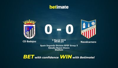 การทำนาย CD Badajoz กับ Navalcarnero อัตราต่อรองและเคล็ดลับการเดิมพัน 03/03/2024