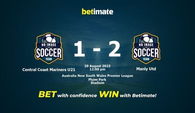 Central Coast Mariners U21 vs Manly Utd Prediction, Odds & Betting Tips 08/20/2023