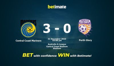 การทำนาย Central Coast Mariners กับ Perth Glory, อัตราต่อรองและเคล็ดลับการเดิมพัน 31/12/2023