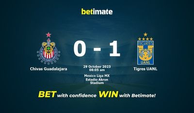 Chivas Guadalajara vs Tigres UANL การทำนายราคาต่อรองและเคล็ดลับการเดิมพัน 29/10/2023