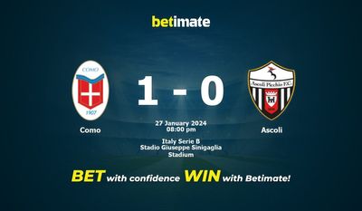 การทำนาย Como vs Ascoli อัตราต่อรองและเคล็ดลับการเดิมพัน 27/01/2024