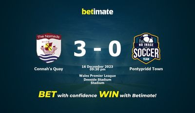 การทำนายของ Connah's Quay กับ Pontypridd Town, ราคาต่อรอง & เคล็ดลับการเดิมพัน 12/16/2023