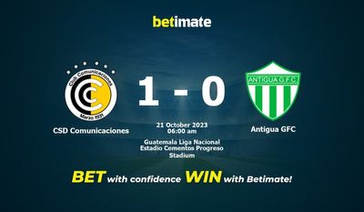 CSD Comunicaciones กับ Antigua GFC การทำนายราคาต่อรองและเคล็ดลับการเดิมพัน 20/10/2023
