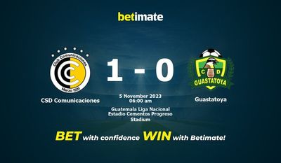 การทำนาย CSD Comunicaciones กับ Guastatoya อัตราต่อรองและเคล็ดลับการเดิมพัน 11/04/2023