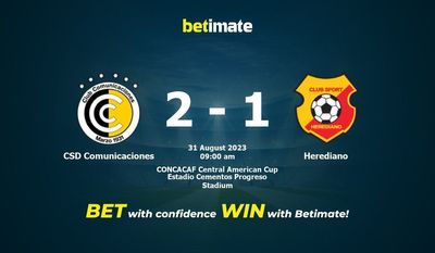 การทำนาย CSD Comunicaciones กับ Herediano อัตราต่อรองและเคล็ดลับการเดิมพัน 31/08/2023