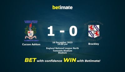 การทำนายของ Curzon Ashton กับ Brackley ราคาต่อรอง & เคล็ดลับการเดิมพัน 12/16/2023
