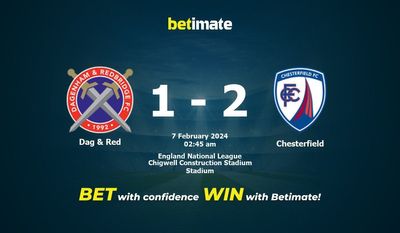 การทำนาย Dag & Red vs Chesterfield อัตราต่อรองและเคล็ดลับการเดิมพัน 02/06/2024