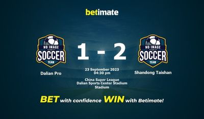 การทำนาย Dalian Pro กับ Shandong Taishan อัตราต่อรองและเคล็ดลับการเดิมพัน 23/09/2023