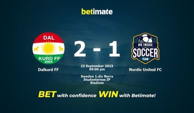 การทำนาย Dalkurd FF กับ Nordic United FC อัตราต่อรองและเคล็ดลับการเดิมพัน 23/09/2023