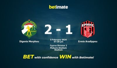 การทำนาย Digenis Morphou กับ Ermis Aradippou อัตราต่อรองและเคล็ดลับการเดิมพัน 02/05/2024