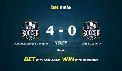 การทำนายผลการแข่งขันระหว่าง Downtown United SC Women กับ Susa FC Women อัตราต่อรอง และเคล็ดลับการเดิมพัน 06/01/2025