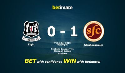 การทำนาย Elgin vs Stenhousemuir อัตราต่อรองและเคล็ดลับการเดิมพัน 10/07/2023
