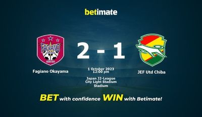 การทำนาย Fagiano Okayama กับ JEF Utd Chiba อัตราต่อรองและเคล็ดลับการเดิมพัน 10/01/2023