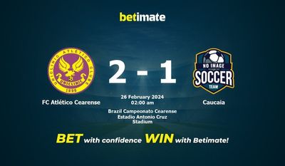 การทำนายของ FC Atlético Cearense กับ Caucaia อัตราต่อรองและเคล็ดลับการเดิมพัน 25/02/2024