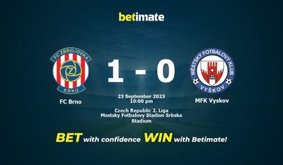 การทำนายราคาต่อรองและเคล็ดลับการเดิมพัน FC Brno กับ MFK Vyskov 23/09/2023