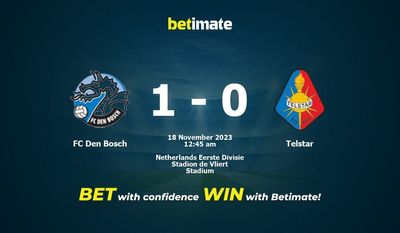 การทำนายของ FC Den Bosch กับ Telstar อัตราต่อรองและเคล็ดลับการเดิมพัน 11/17/2023