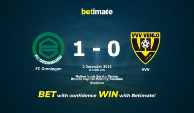 การทำนายของ FC Groningen กับ VVV อัตราต่อรองและเคล็ดลับการเดิมพัน 12/01/2023