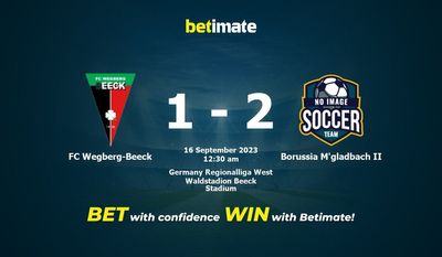 การทำนายราคาต่อรองและเคล็ดลับการเดิมพัน FC Wegberg-Beeck vs Borussia M'gladbach II 15/9/2023