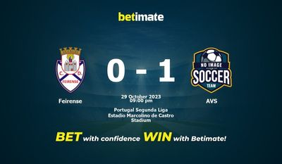 การทำนาย Feirense กับ AVS อัตราต่อรองและเคล็ดลับการเดิมพัน 29/10/2023