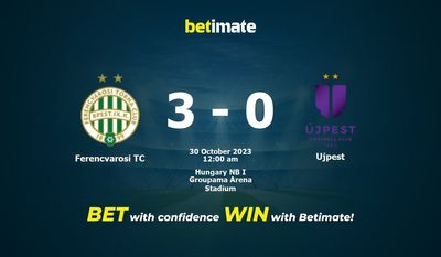 การทำนาย Ferencvarosi TC กับ Ujpest อัตราต่อรองและเคล็ดลับการเดิมพัน 29/10/2023