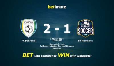 การทำนาย FK Pohronie กับ FK Humenne อัตราต่อรองและเคล็ดลับการเดิมพัน 03/01/2024