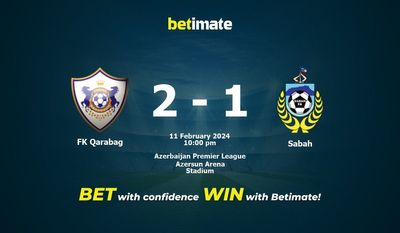 การทำนาย FK Qarabag กับ Sabah อัตราต่อรองและเคล็ดลับการเดิมพัน 11/02/2024