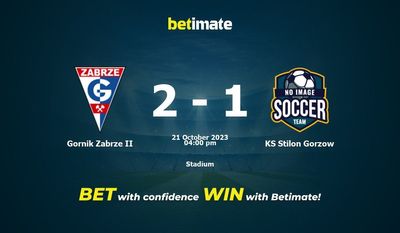 การทำนาย Gornik Zabrze II กับ KS Stilon Gorzow อัตราต่อรองและเคล็ดลับการเดิมพัน 21/10/2023