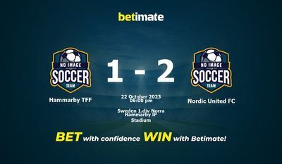 การทำนาย Hammarby TFF กับ Nordic United FC อัตราต่อรองและเคล็ดลับการเดิมพัน 22/10/2023