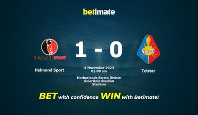 การทำนาย Helmond Sport กับ Telstar อัตราต่อรองและเคล็ดลับการเดิมพัน 11/03/2023