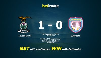 การทำนายอินเวอร์เนส CT กับ Arbroath อัตราต่อรองและเคล็ดลับการเดิมพัน 16/12/2023