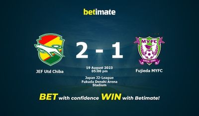 JEF Utd Chiba vs Fujieda MYFC การทำนายราคาต่อรองและเคล็ดลับการเดิมพัน 19/8/2566
