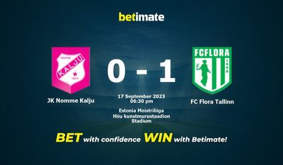 การทำนาย JK Nomme Kalju กับ FC Flora Tallinn อัตราต่อรองและเคล็ดลับการเดิมพัน 17/09/2023