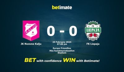 การทำนาย JK Nomme Kalju กับ FK Liepaja อัตราต่อรองและเคล็ดลับการเดิมพัน 24/02/2024