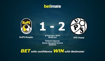 KuPS Kuopio กับ VPS Vaasa การทำนายราคาต่อรองและเคล็ดลับการเดิมพัน 02/08/2024