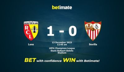 การทำนาย Lens vs Sevilla อัตราต่อรองและเคล็ดลับการเดิมพัน 12/12/2023