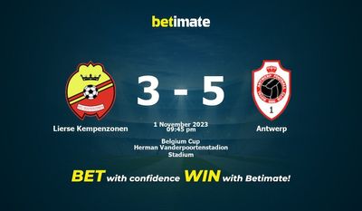 การทำนายของ Lierse Kempenzonen กับ Antwerp อัตราต่อรองและเคล็ดลับการเดิมพัน 11/01/2023